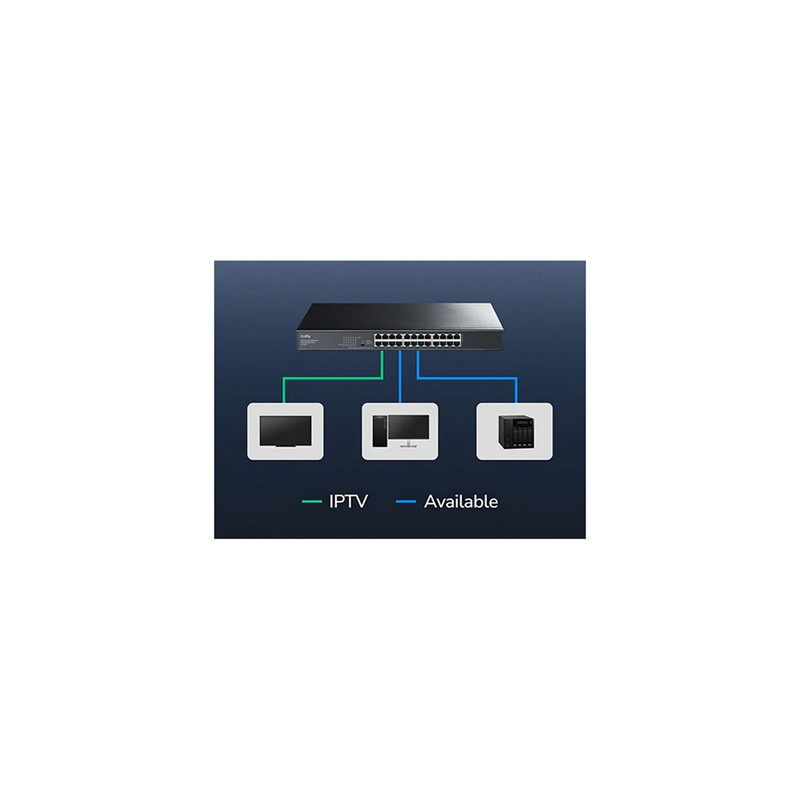 Stikalo (switch) CUDY GS1024E, 24-Port