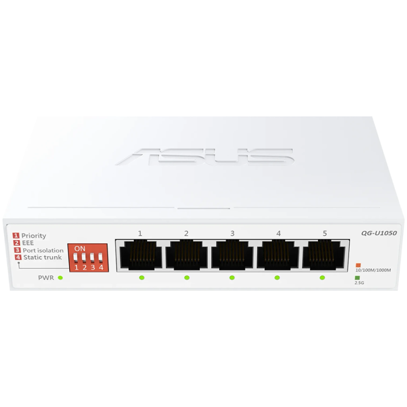 Mrežno stikalo ASUS QG-U1050, 2,5 Gb, 5-portno