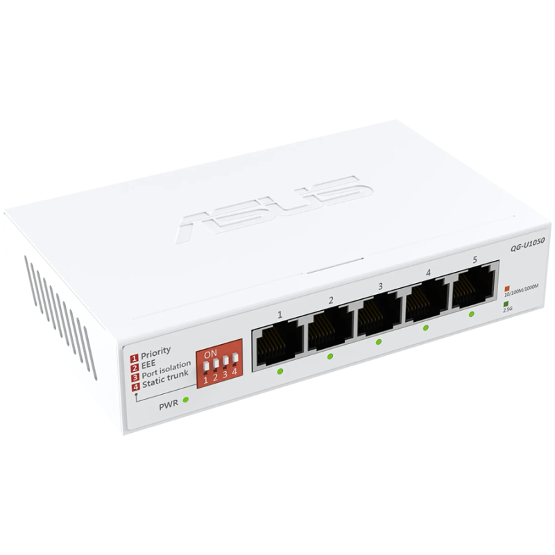 Mrežno stikalo ASUS QG-U1050, 2,5 Gb, 5-portno