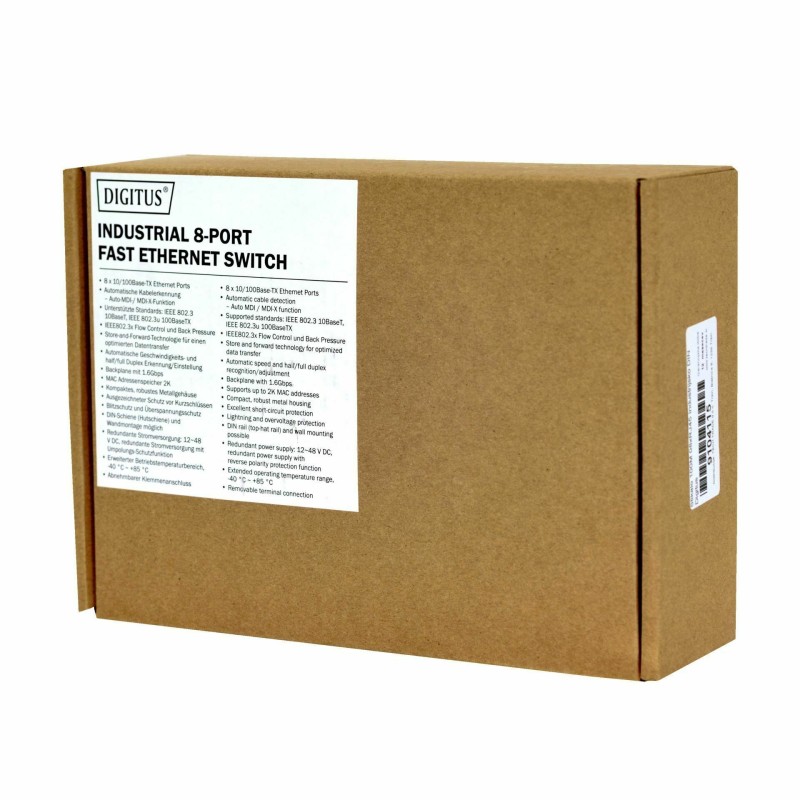 Stikalo (switch) 8 port 10/100 Digitus DN-650106