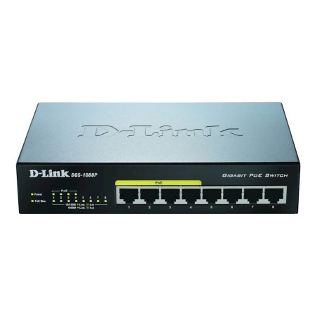 Stikalo (switch) 8 port 10/100/1000 PoE D-Link DGS-1008P
