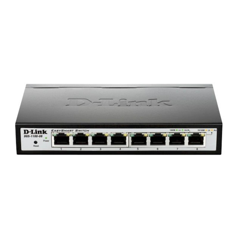 Stikalo (switch) 8 port 10/100/1000 D-Link DGS-1100-08