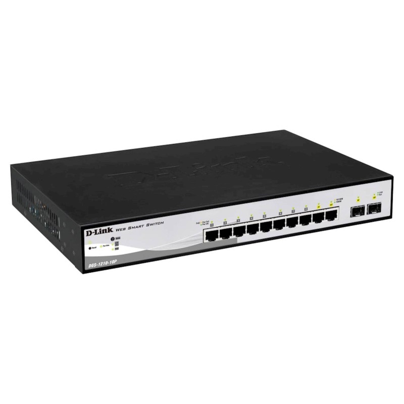 Stikalo (switch) 10 port PoE 10/100/1000 D-Link DGS-1210-10P