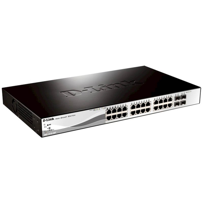 Switch D-Link 24 port 10/100/1000 PoE DGS-1210-28P