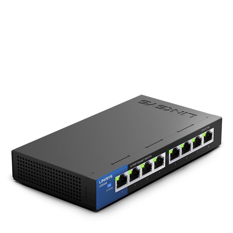Stikalo (switch) 8 port 10/100/1000 Linksys LGS108