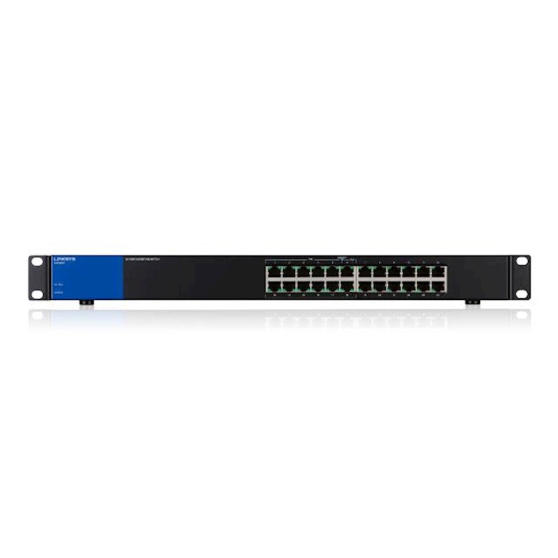 Switch Linksys 24 port 10/100/1000 PoE, LGS124P
