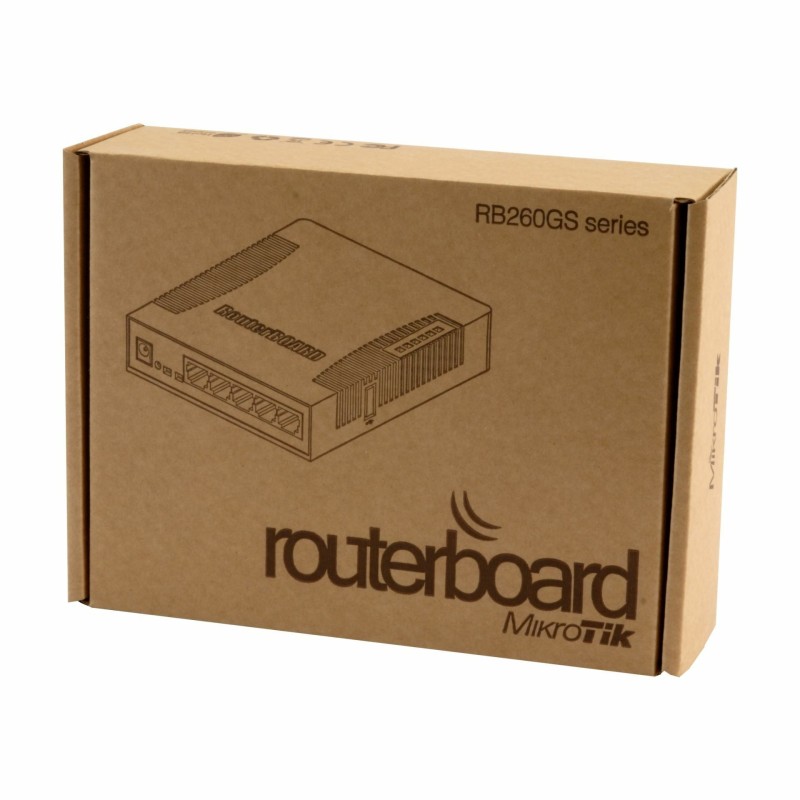 MikroTik 5 portno Gigabit stikalo WEB + SFP RB260GS