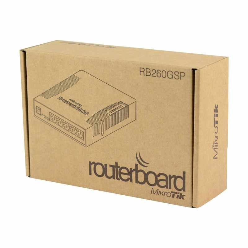 Stikalo Giga 05x RJ45 1x SFP Mikrotik RB260GSP