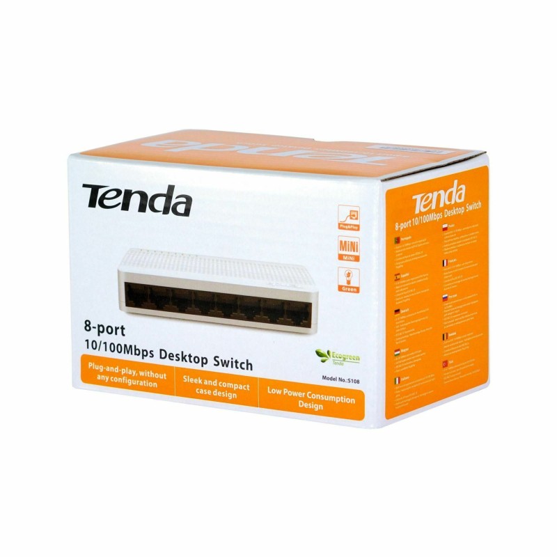 Stikalo (switch) 08-P 10/100 Mini S108 Tenda