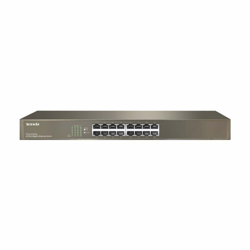 Stikalo (switch) 16 port 10/100/1000, Tenda TEG1016G 19" montaža