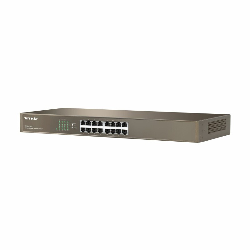 Stikalo (switch) 16 port 10/100/1000, Tenda TEG1016G 19" montaža