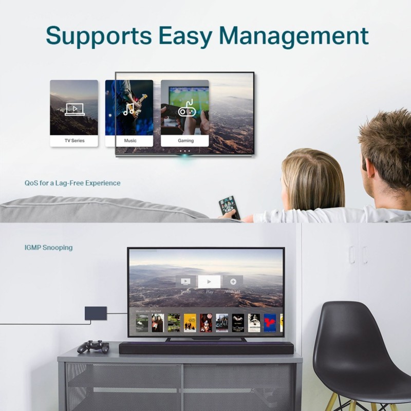 TP-LINK TL-SG116E 16-port gigabit Unmanaged Pro mrežno stikalo-switch