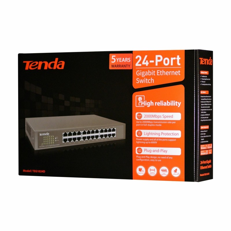 Stikalo (switch) 24 port Gigabit Tenda TEG1024D