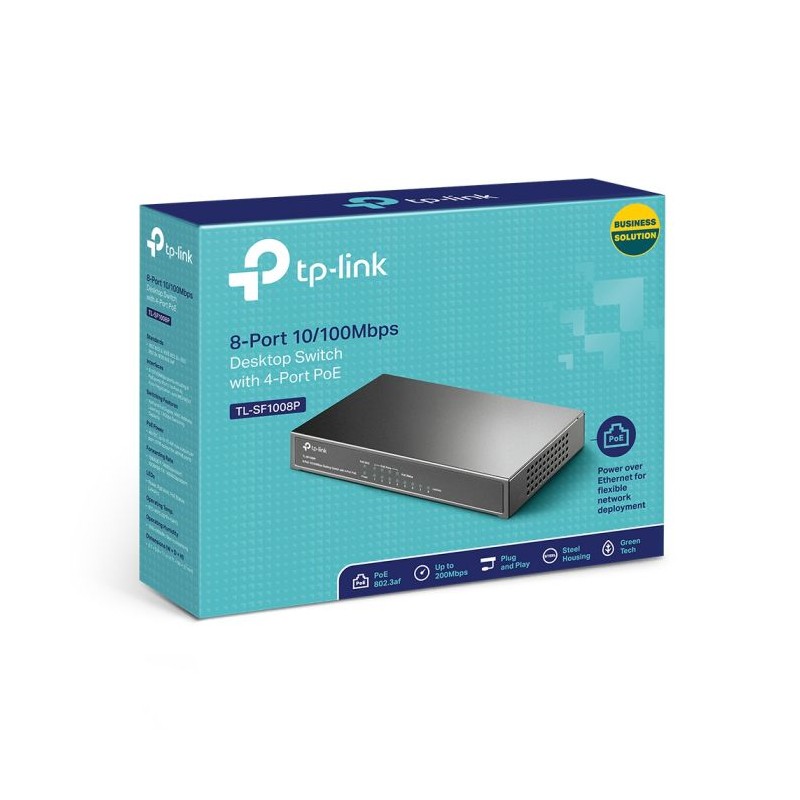 Stikalo (switch) 8 port 10/100 PoE TP-Link TL-SF1008P