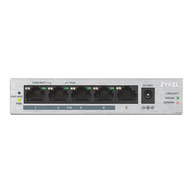 Stikalo (switch) 5 port Gigabit PoE Zyxel GS1005-HP