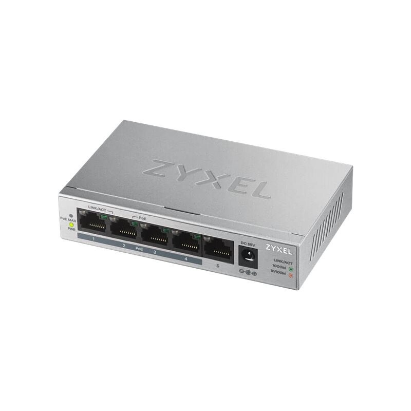 Stikalo (switch) 5 port Gigabit PoE Zyxel GS1005-HP