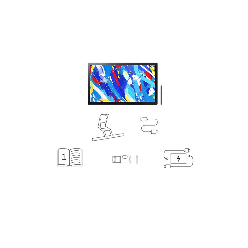 Grafični zaslon Wacom Cintiq 24 Touch, USB-C