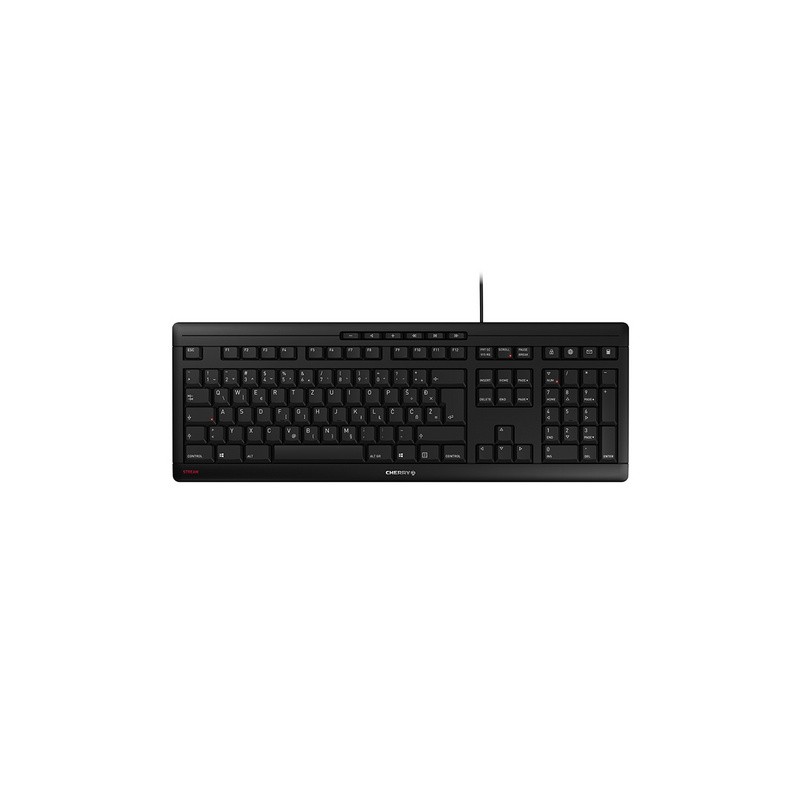 Tipkovnica Cherry STREAM, črna, USB, SLO