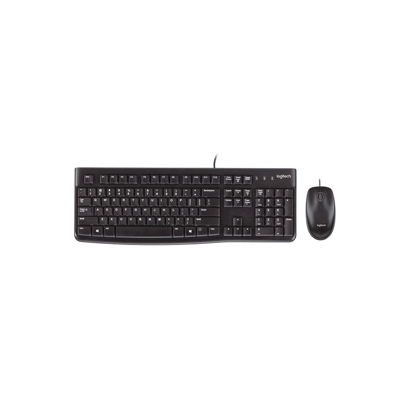Komplet tipkovnica in miška Logitech MK120, US