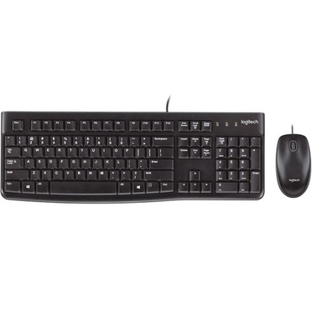 Komplet tipkovnica in miška Logitech MK120, US