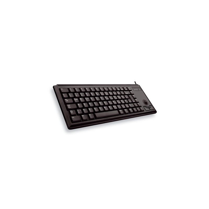 Tipkovnica Cherry G84-4420, trackball, črna, USB, US