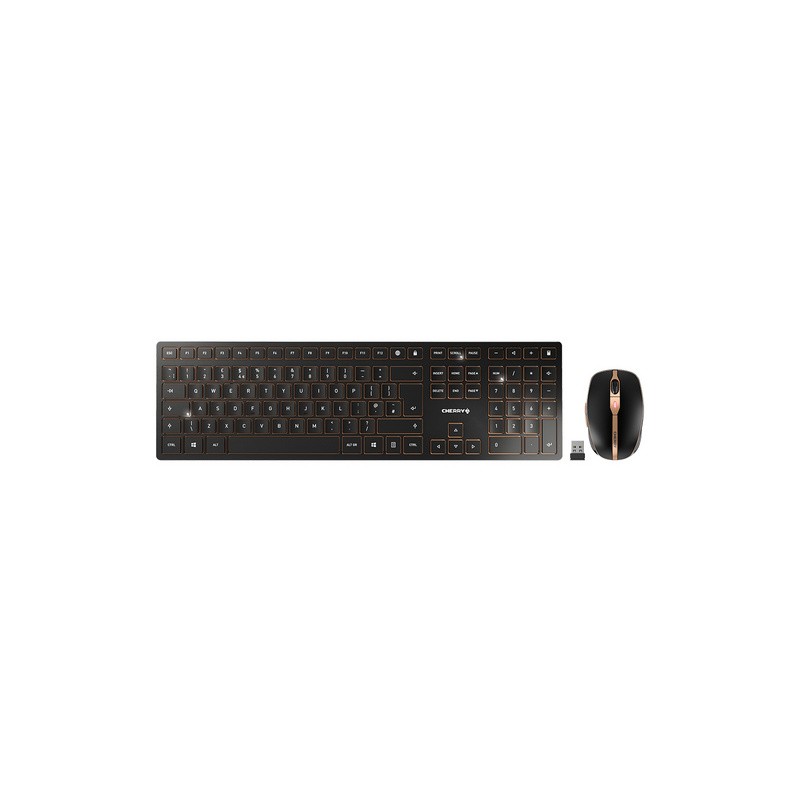 Tipkovnica in miška Cherry DW 9100 SLIM, Bluetooth, črna