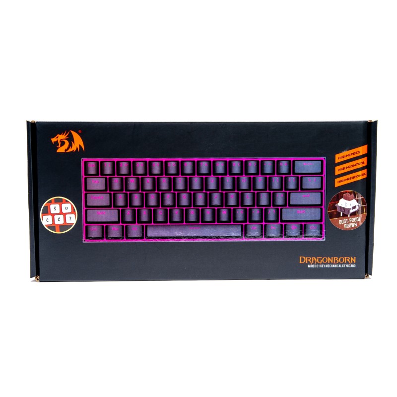 Tipkovnica REDRAGON DRAGONBORN K630, SLO g.