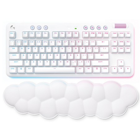 Tipkovnica Logitech G715 TKL Wireless, Tactile, RGB, bela