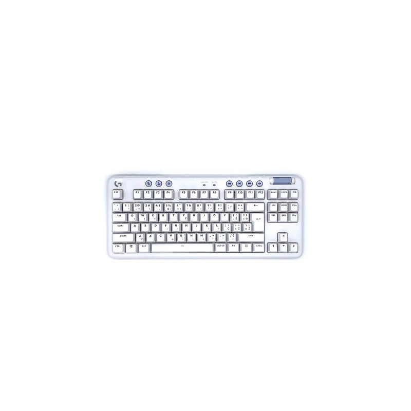 Tipkovnica Logitech G715 TKL Wireless, Tactile, RGB, bela