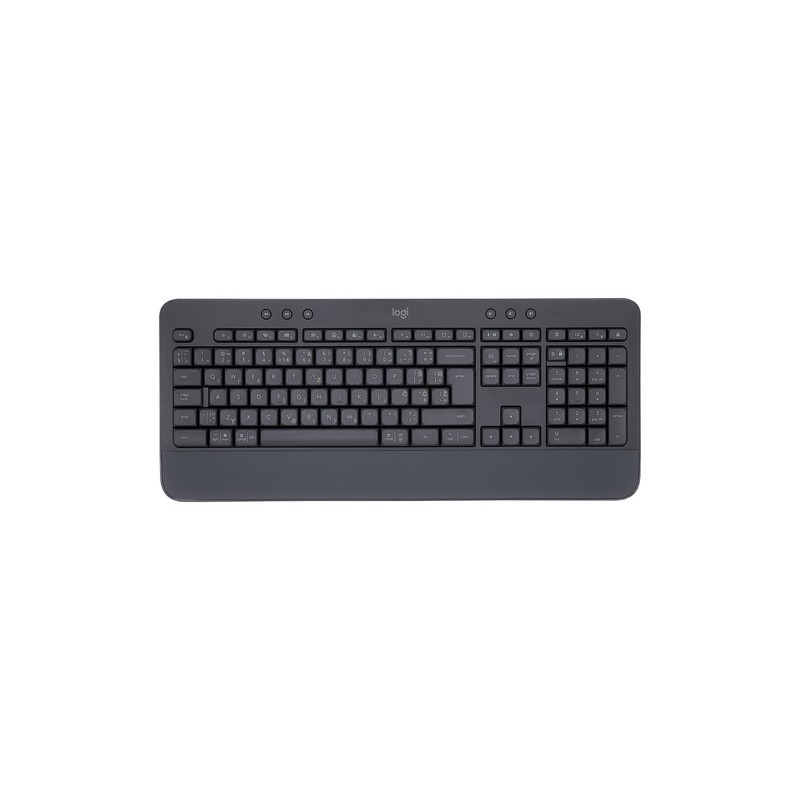 Tipkovnica Logitech K650 Signature, Wireless, grafitna
