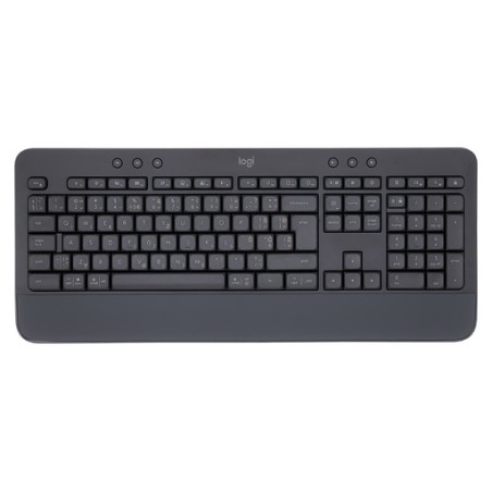 Tipkovnica Logitech K650 Signature, Wireless, grafitna