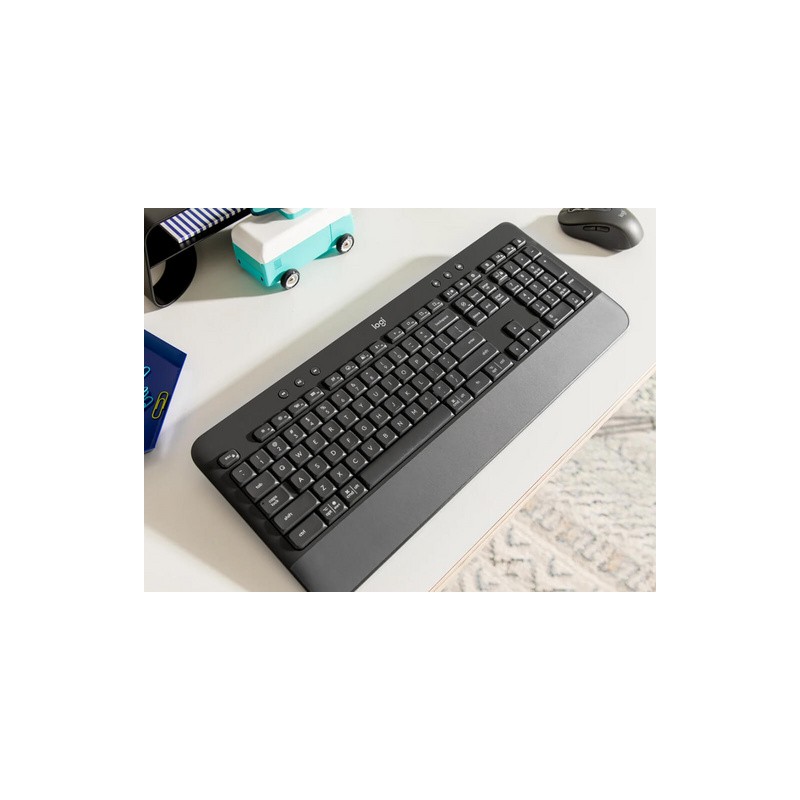 Tipkovnica Logitech K650 Signature, Wireless, grafitna