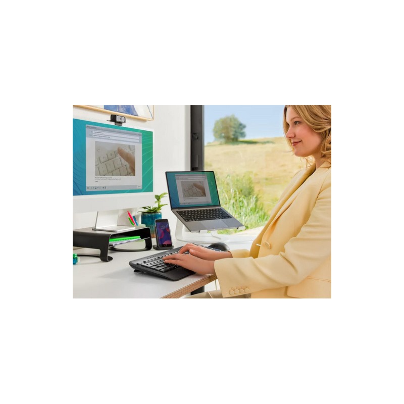 Tipkovnica Logitech K650 Signature, Wireless, grafitna