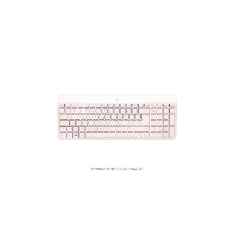Komplet miške in tipkovnice Logitech MK470, roza