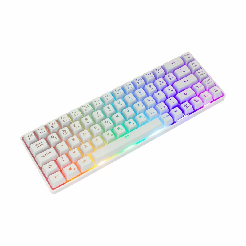 Tipkovnica WHITE SHARK GK-2201, bela