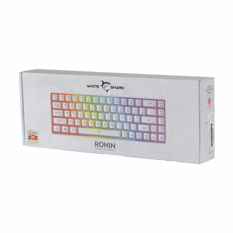 Tipkovnica WHITE SHARK GK-2201, bela