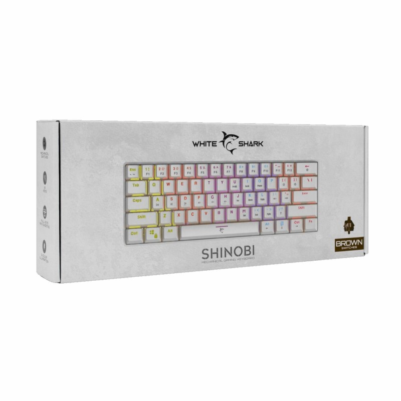 Tipkovnica WHITE SHARK GK-2022 SHINOBI-W