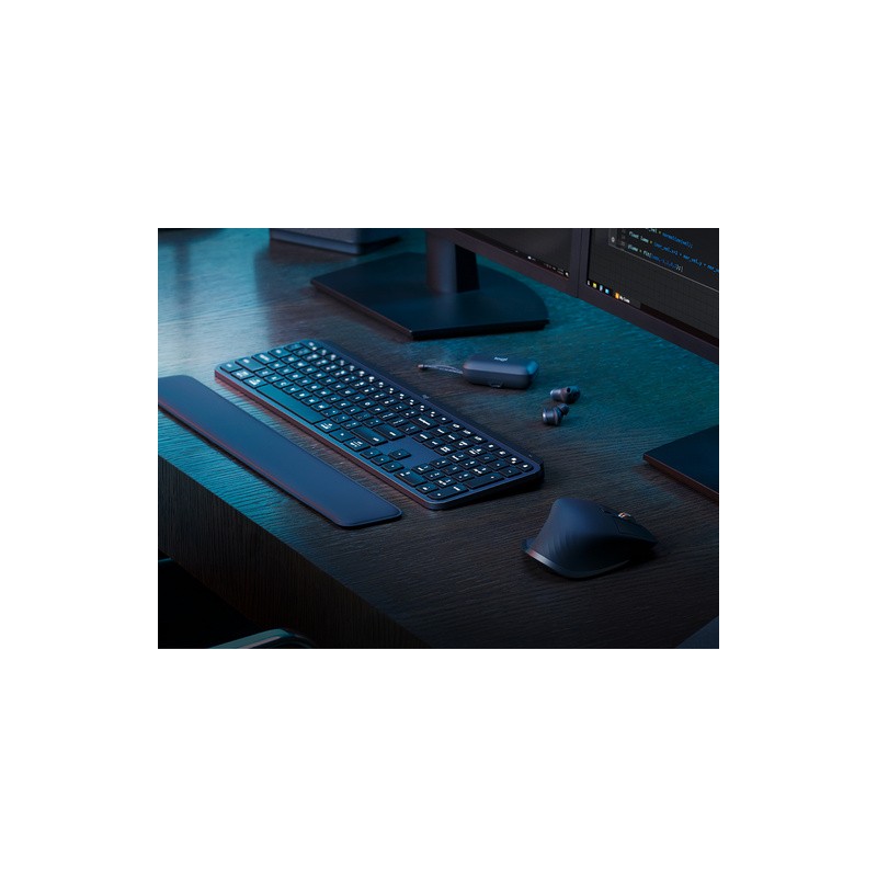 Tipkovnica Logitech MX Keys S PLUS, grafitna