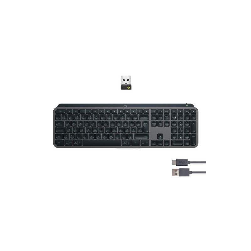 Tipkovnica Logitech MX Keys S, grafitna