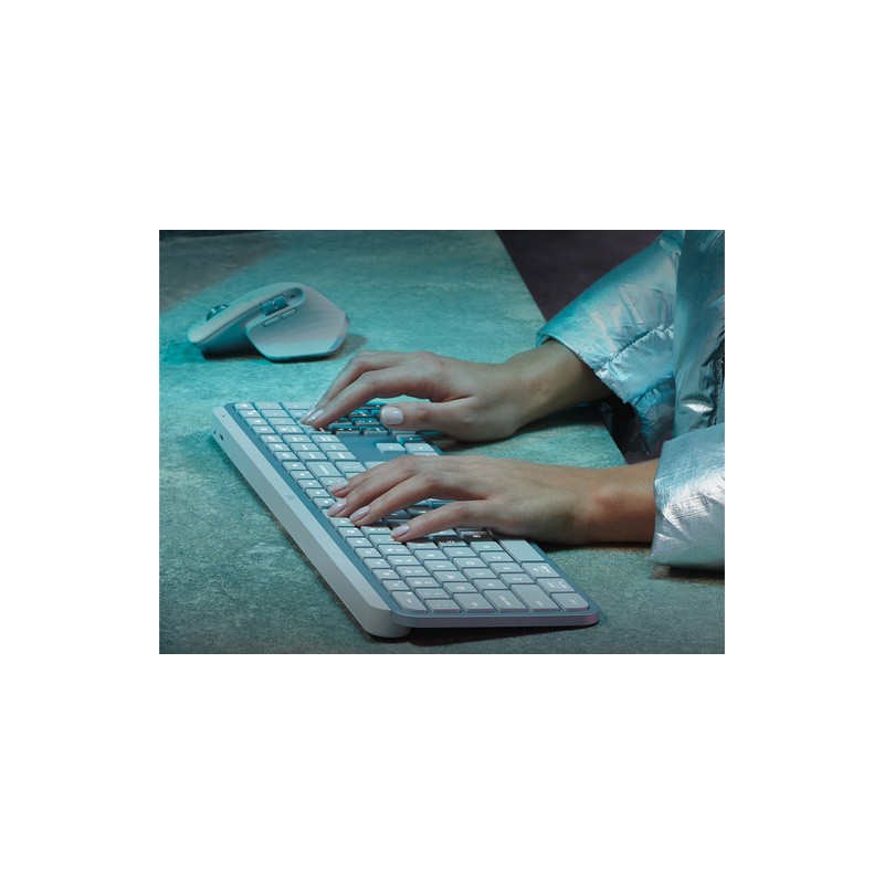 Tipkovnica Logitech MX Keys S, siva