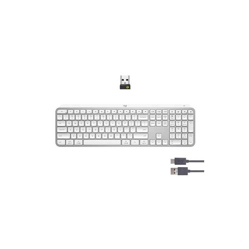Tipkovnica Logitech MX Keys S, siva