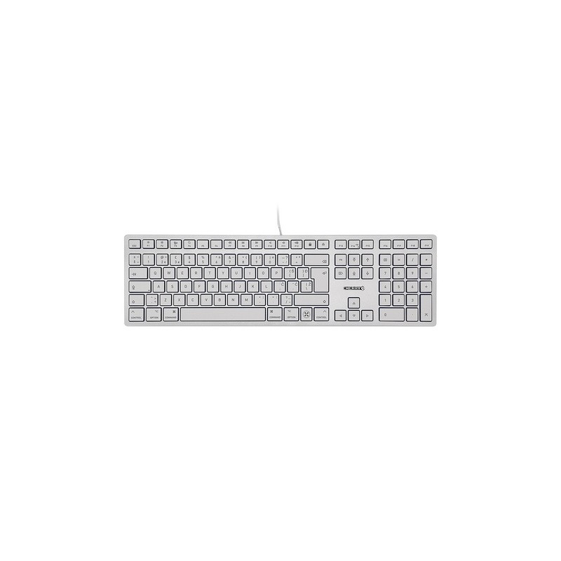 Tipkovnica USB Cherry KC 6000C, srebrna