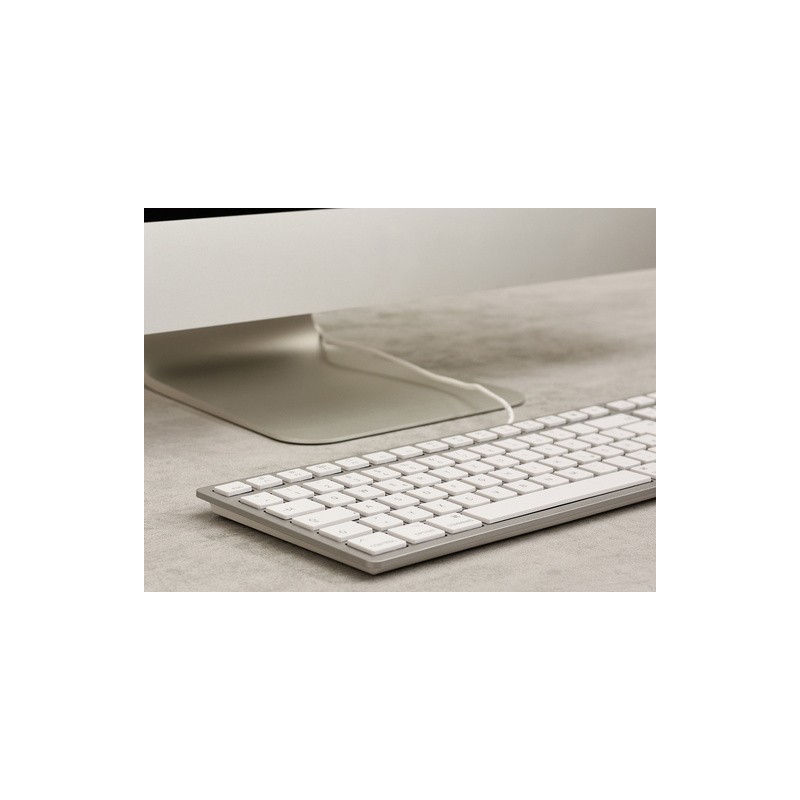 Tipkovnica USB Cherry KC 6000C, srebrna