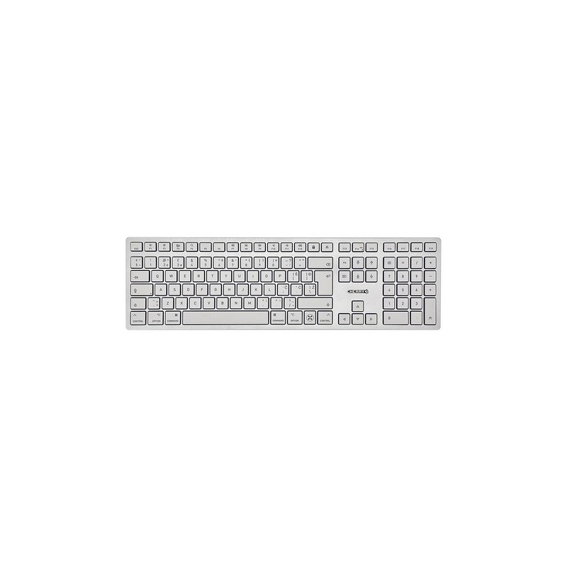 Tipkovnica USB Cherry KW 9100, srebrna