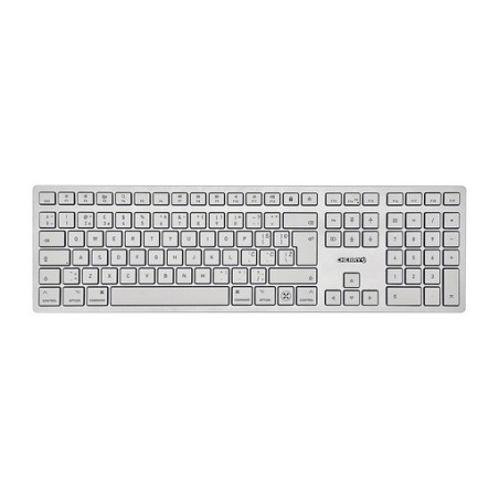 Tipkovnica USB Cherry KW 9100, srebrna