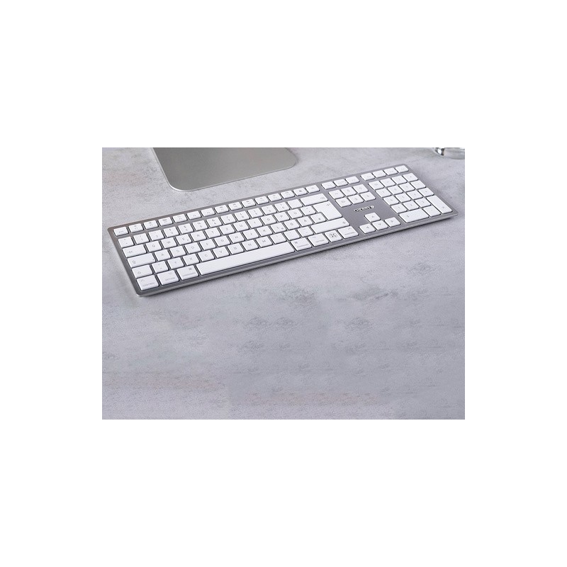 Tipkovnica USB Cherry KW 9100, srebrna