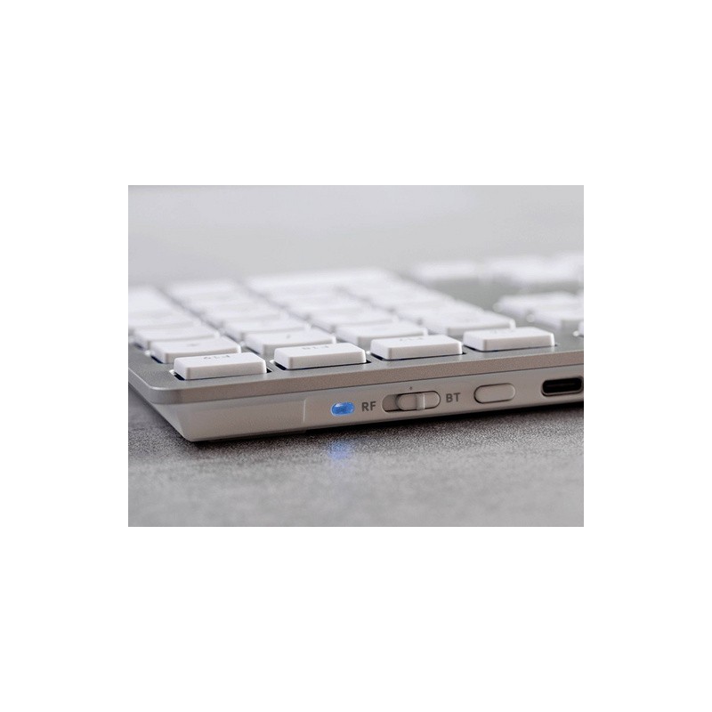 Tipkovnica USB Cherry KW 9100, srebrna