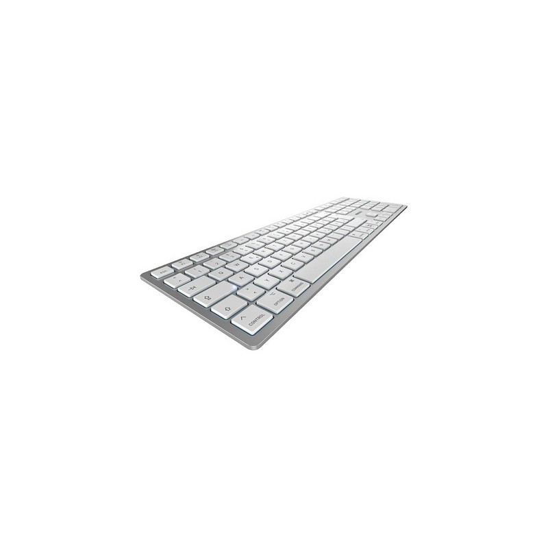 Tipkovnica USB Cherry KW 9100, srebrna