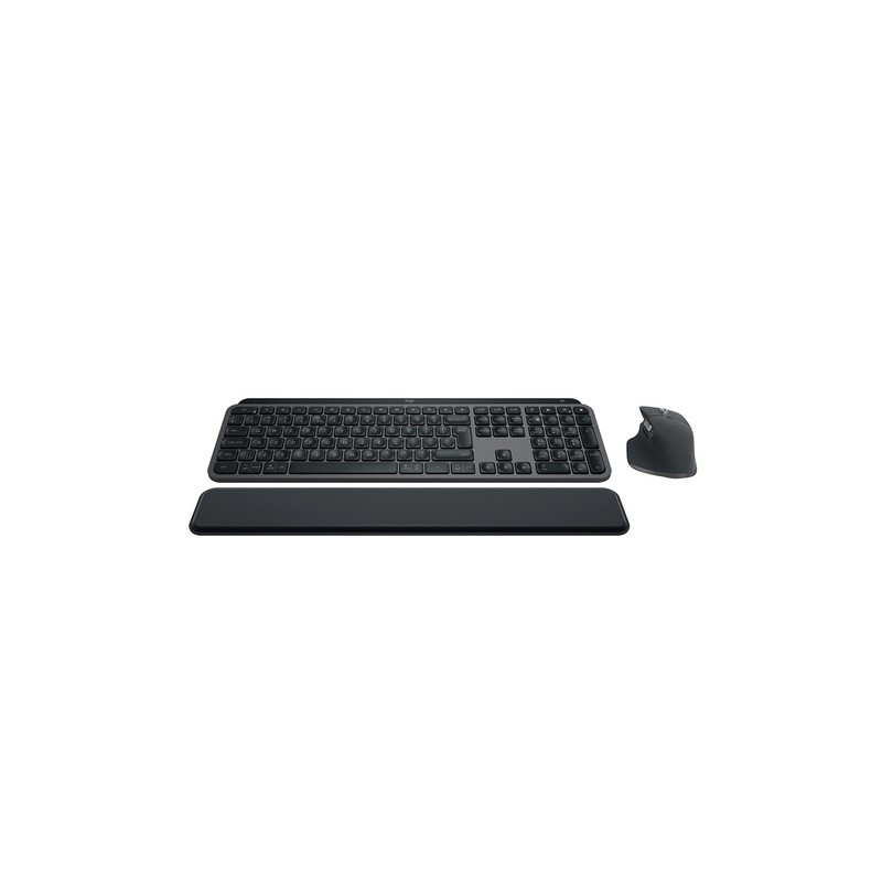 Tipkovnica in miška USB Logitech MX Keys S COMBO, grafitna