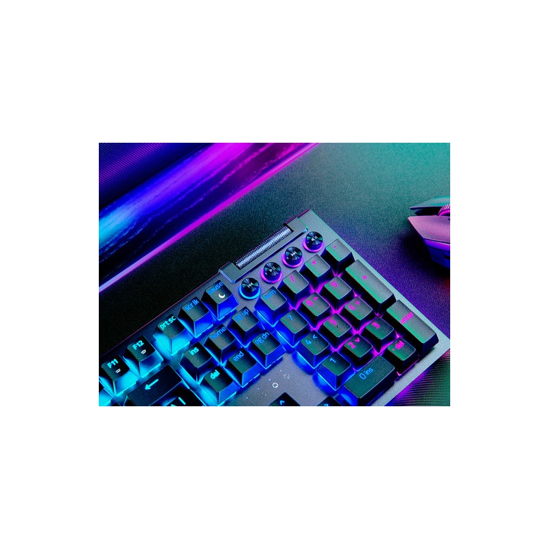 Tipkovnica USB Razer BlackWidow V4, rumena stikala